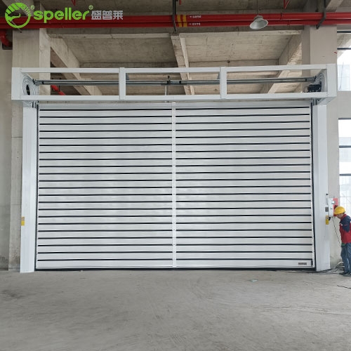 吊装口铝合金快速门