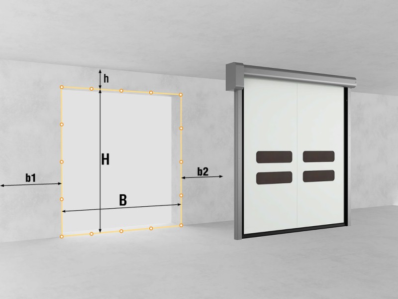 双轴保温快速门安装条件